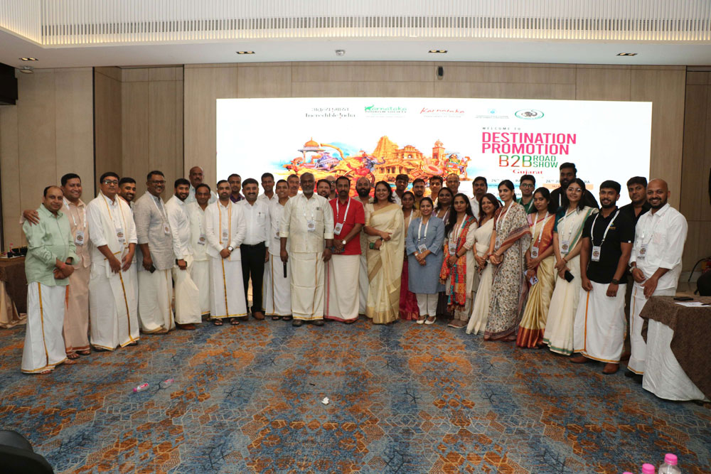Karnataka Tourism Society Concludes Successful Gujarat Series B2B Roadshows with Over 600 Buyers